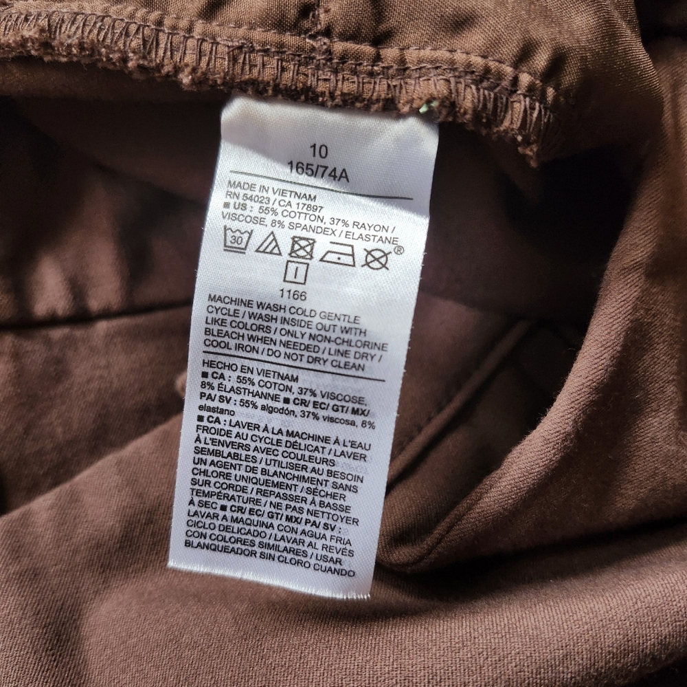Old Navy Wide Leg Pants in Mauve Brown - Picture 7 of 10